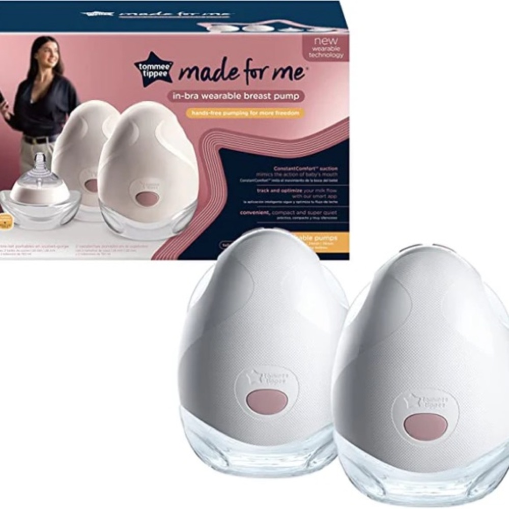 Tommee Tippee Made for Me Wearable Breast Pump - White